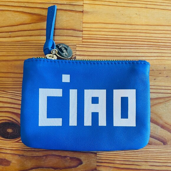 NWT Clare V Electric Blue Ciao Coin Purse - Picture 2 of 7